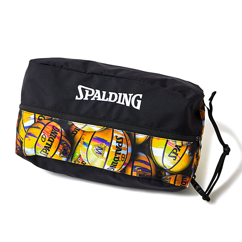 バスケットボール シューズバッグ マーブル イエロー 42-002MY スポルディング バスケ 38cm ポリエステル SPALDING 正規品