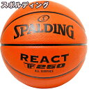 JBA公認球 スポルディング ミニバス バスケットボール 5号 リアクト TF-250 ブラウン バスケ 77-079J 小学校 子供用 合成皮革 SPALDING 正規品 その1
