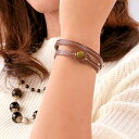 静電気除電 本革おしゃれブレスレット レディース アクセサリー 日本製