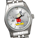 ミッキー85周年記念ウォッチ 天然ダイヤモンド腕時計 シルバー