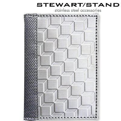 スチュワートスタンド ステンレス カードケース 3D柄 STEWART STAND DW3401-SVR