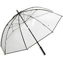 雨傘テラボゼン 特大サイズ 大きいビニール傘 透明傘 ホワイトローズ 日本製