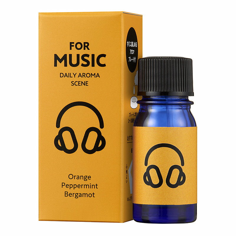 楽天アイヒーリングデイリーアロマシーン FOR MUSIC ブレンドエッセンシャルオイル アロマオイル 5.5mL【送料込S】