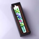 花ろうそく10丁(あじさい 紫陽花) 15cm 1本入【小池ろうそく店 越後花ろうそく】