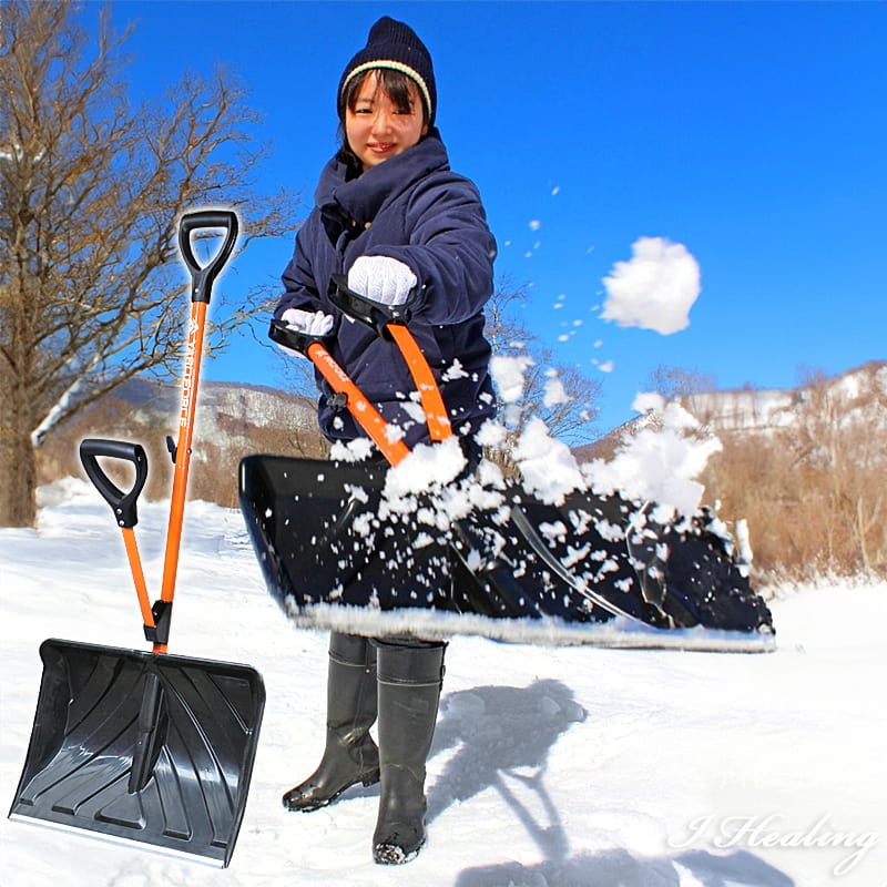 雪かきスコップ 折りたたみ式スノーシャベル Dグリップハンドル 雪かきスコップ 折りたたみ式スノーシャベル Dグリップハンドル