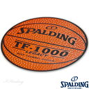スポルディングバスケットボール シール2枚入 SPALDING14-001【39A】 正規品