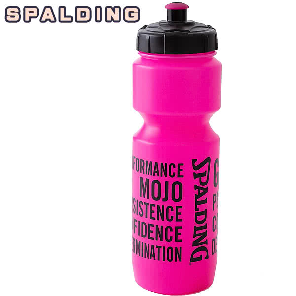 SPALDING スクイズボトル ピンク 800ml 目盛付