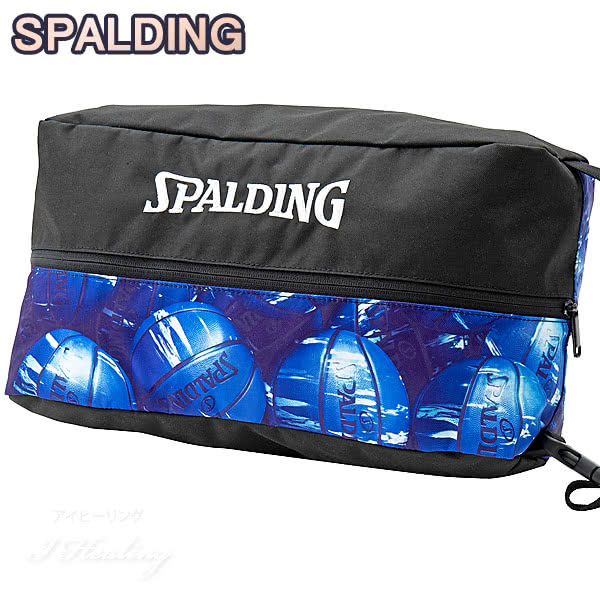 SPALDING バスケットボール シューズバッグ マーブルブルー スポルディング 42-002MBL 正規品