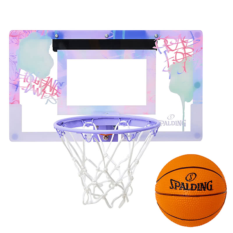 藍にいな Ai Nina プレイ スラムジャム ドア用バスケットゴール アイニイナ SPALDING 561042CN 室内 部屋 バックボード 小型バスケットボール付 スポルディング 23SS 正規品【送料無料】