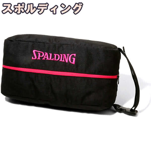 スポルディング バスケットボール シューズバッグ ピンク バスケ 42-002PK 38cm ポリエステル SPALDING 正規品