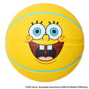 バスケットボール 6号 スポンジボブ スマイル イエロー バスケ 85-130J ゴム 外用ラバー SpongeBob スポルディング 24AW 正規品