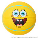 ミニバス バスケットボール 5号 スポンジボブ スマイル イエロー バスケ 85-128J 子ども 小学生 外用ラバー ゴム SpongeBob スポルディング...