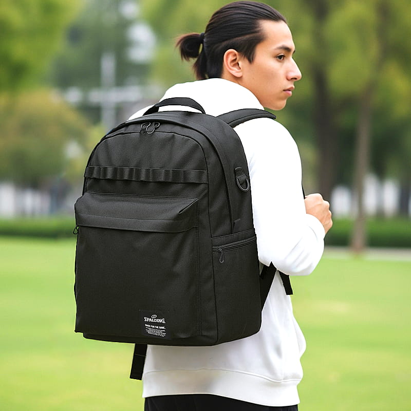 ボールキャリー デイパック 40 ブラック 42-013BK バスケットボール バッグ バスケ リュック バックパック 大容量40L スポルディング 25AW ...