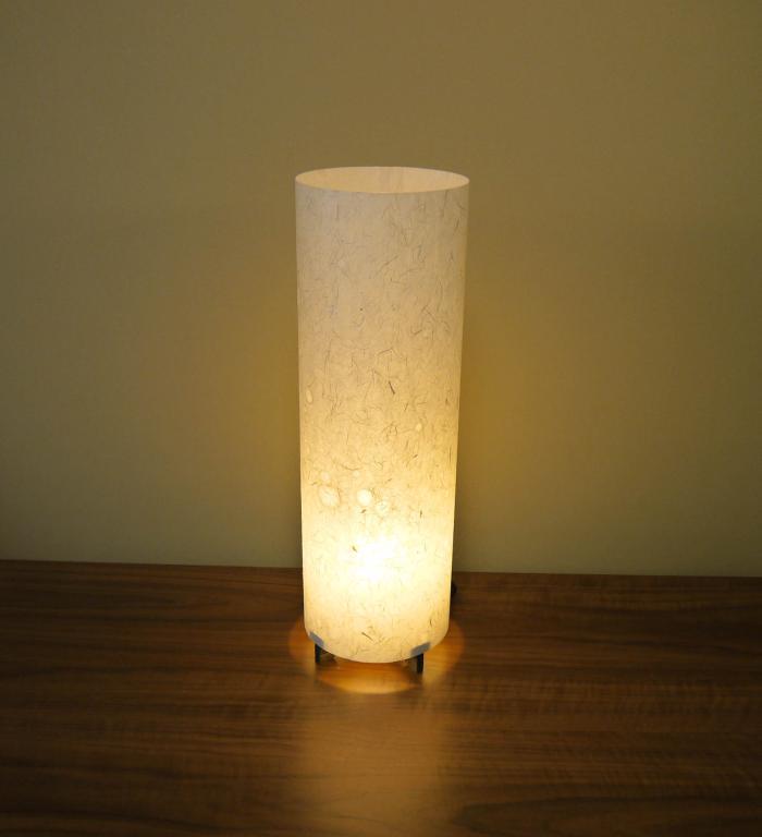 MAL-613　丸行灯（筒型）　Lサイズ　名尾和紙使用 楮繊維入り落水紙