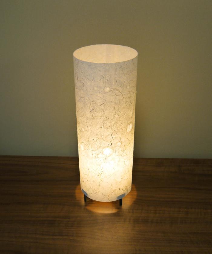 MAM-613　丸行灯（筒型）Mサイズ　名尾和紙使用 楮繊維入り落水紙