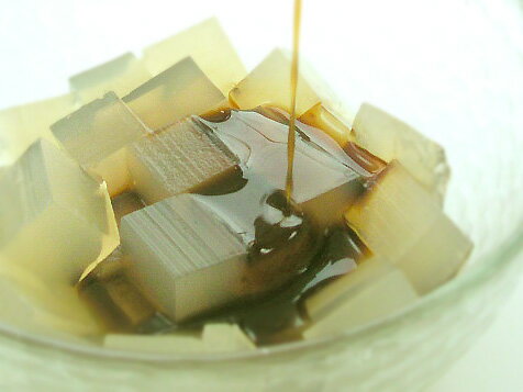 歯ごたえが違う！酸っぱくない！デザート心太（ところてん）。（寒天はところてんを寒晒しした...