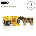 ＼ラッピング無料／ BRIO WORLD ブリオ 牛とワゴン 33406 プレゼント おもちゃ 女の子 男の子 木のおもちゃ 木製玩具 乗り物 知育玩具 動物 3歳