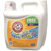 アームアンドハンマー【プラスオキシクリーンマックスフリー】（7.39L）（ARM&HAMMER OXICLEANMAX FREE）液状洗濯洗剤　無料料
