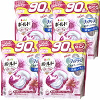 【送料無料】ボールド ジェルボール 4D プレミアム　洗濯洗剤　 詰替え 90個入り×4袋　華やかプレミアムブロッサムの香り【送料無料：沖縄、島嶼部を除く】