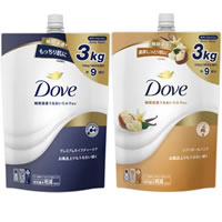 Dove ダヴ ボディウォッシュ　プレミアム/シアバター＆バニラ 詰替用 3kg×3本（3000g×3本）