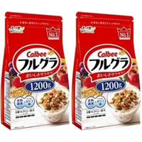 【送料無料】カルビー フルーツグラノーラ 1.2kg×2袋【PP】