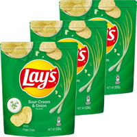 【3袋セット】フリトレーレイズ　サワークリーム＆オニオン　530g×3袋　Lay's Sour Cream & Onion【PP】