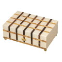 ニデックオルゴール【受注生産】30弁 オルフェウスイタリア象嵌BOX 『格子』 つや有り イタリアンモダン EX190I【出産お祝い 内祝】【バースデーギフト ...