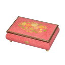 ニデックオルゴール【受注生産】30弁オルフェウスイタリア象嵌BOX 『ローズピンク(花)』 つや有り EX197I【出産お祝い 内祝】【バースデーギフト 贈答品...