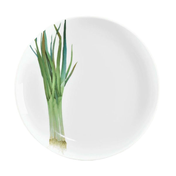 ノリタケ食器 京香旬彩 24cmクーププレート（九条葱） ノリタケ 皿 【在庫限り】【KYOUKASYUNSAI】(3)