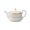 ノリタケ食器 ホワイトパレス ティーポット(600cc)【日本製・エレガント】【WHITE PALACE】「お中元」「お歳暮」「内祝い」「結婚祝い」「引越し祝い...