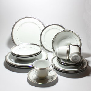 Noritake ノリタケ 食器 シグニチャープラチナ20pcディナーセット（海外用）残り1点次回入荷未定