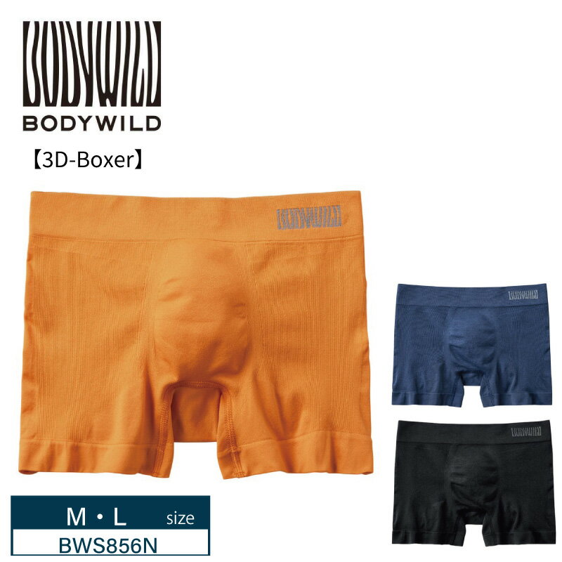 20%OFF GUNZE グンゼ BODY WILD 3D-Boxerシリーズ ボディワイルド ボクサーパンツ ローライズ 立体成型ボクサー (前とじ) M・Lサイズ BWS856N