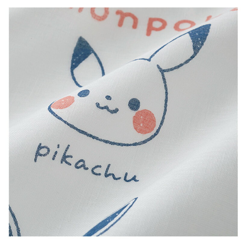 【11/27 9:59までポイント10倍】 犬印 犬印本舗 マタニティ ベビー モンポケ 日本製 長方形（浴用）ガーゼ2枚組 出産準備 かわいい ポケモン 綿100％ （縦32cm×横70cm）B896081 2