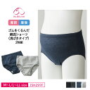 【26日9:59までクーポンで100円OFF】犬印本舗 INUJIRUSHI マタニティ産前産後使える ウエストゴムなし ゴムをくるんだ綿混ショーツ 2枚組 産前産後兼用 (M～L・L～LLサイズ) ISH297F inu_c100