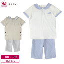 10%OFF ワコール wacoal ワコールベビー BABY パジャマ ベビー ギフトプレゼント セパレート 半袖半ズボン (80・90サイズ) BGP335 クリスマス