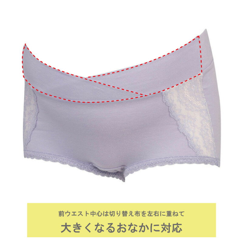 【ウイングマタニティ】ワコール ウイング 産前産後兼用 マタニティショーツ MDR350 ペアショーツ （M-L・39、L-LL・39サイズ）MIR050 3