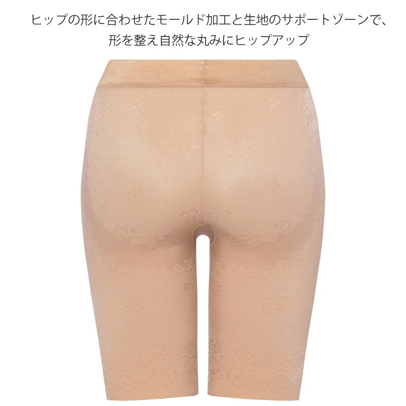 アイラブランジェリーのトリンプ Triumph 恋するヒップ TR609 ロングガードル 下着 女性 レディース 補整 82サイズ 10225546 lo_tr｜アングル3