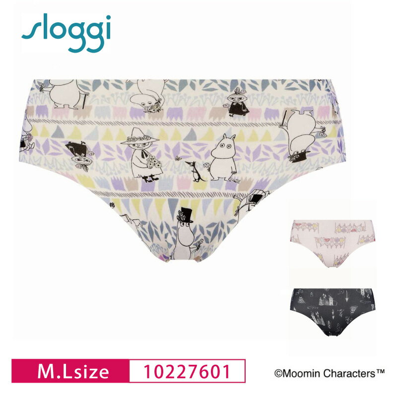 乐天商城 - Triumphトリンプ sloggi スロギー ZERO Feel ゼロフィール ムーミン MOOMIN 10227602 ペア ショーツ レディース 下着 M・Lサイズ 10227601 lo_tr