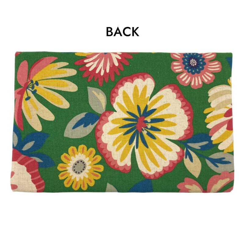 TUNIC チュニック おくすり手帳 母子手帳 スリムマルチポーチ ミニポーチ 鴨居羊子 かもいようこ かわいい 花柄 小物 書類入れ 二つ折り 花柄 18154 3