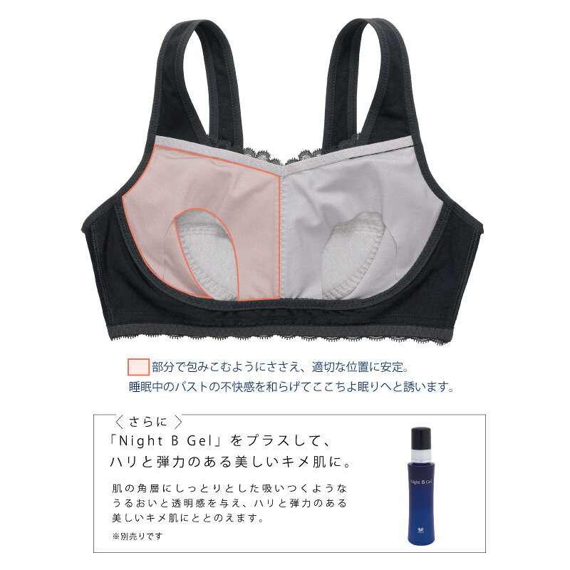 【数量限定！対象のナイトアップブラ3点以上でボディジェルサンプルプレゼント！】...