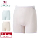 10%OFF ワコール wacoal らくラクパートナー ラクパ ボトムス 肌着 はきこみ深め 深ばき 3分丈 綿100% 涼感 (M・Lサイズ)DPL355