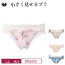 25%OFF ワコール wacoal 小さく見せるブラ レーシィ BRB453 ペアショーツ ハイレッグ(LLサイズ)PRA153