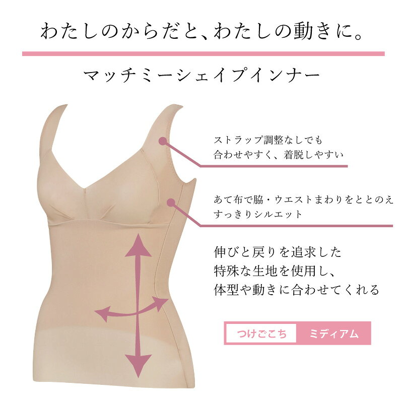 20%OFF ワコール Wacoal ウイング wing マッチミーシェイプインナー がんばらなくてもボディラインすっきり ボディシェイパー 補正 M・L・LL・3Lサイズ KA2220 3uY i-may-10029031 アイラブランジェリー サンプル画像2