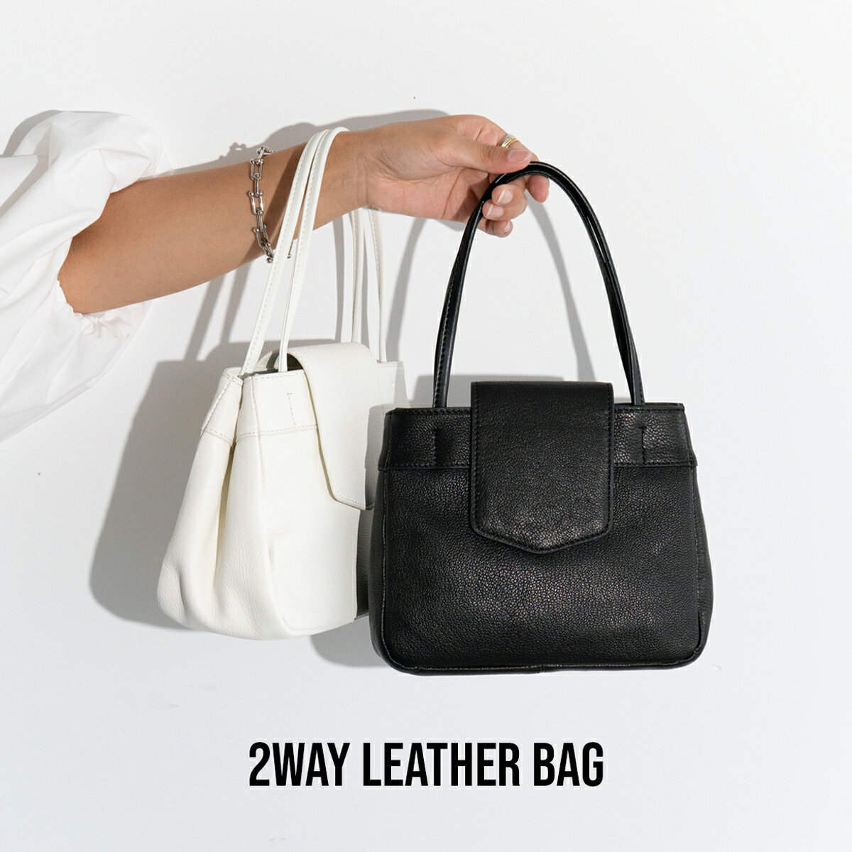 本革 ショルダー ミニ ショルダー ミニバッグ 小さい 軽量 軽い 斜めがけ 斜め掛け ブラック 黒 白 ホワイト 大人 小物入れ 30代 40代 50代 アイニード ineedmoreshoes [9712]のサムネイル