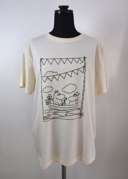 ムーミン オーガニックコットンユニセックスTシャツ・塗り絵ボード【S・M】PeopleTree ピープルツリー ..