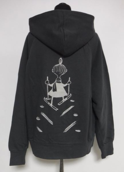 ムーミン オーガニックコットン ユニセックス裏毛フーディー・スキーするミムラねえさんバックプリント【S】PeopleTree ピープルツリー organiccotton フェアトレード fairtrade