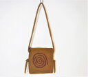 フェルト 肩かけバッグ 渦【からし】フエルト bag カバン 鞄 かばん フェアトレード fairtrade(4)