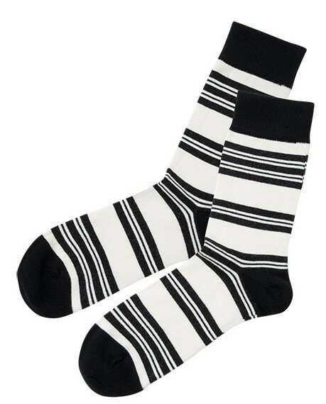 オーガニックコットンソックス【ストライプ柄・ブラック&ベージュ系】ピープルツリー peopletree 靴下 くつした くつ下 organiccotton socks