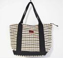 手織り トートバッグ 大 チェック 黒 WSDO フェアトレード fairtrade bag cotton(4)