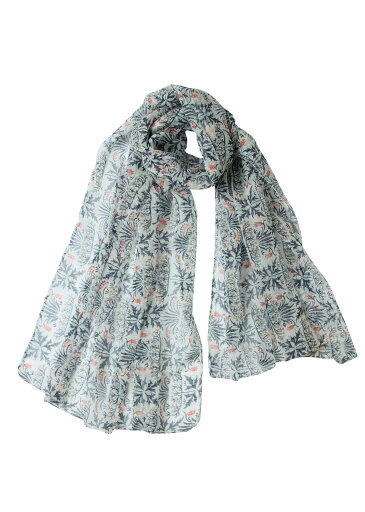 V&A ブロックプリント スカーフ 【ネイビー】 peopletree ピープルツリー fairtrade フェアトレード ネイビー navy V&A ブロックプリント スカーフ 【ネイビー】 peopletree ピープルツリー fairtrade フェアトレード ネイビー navy